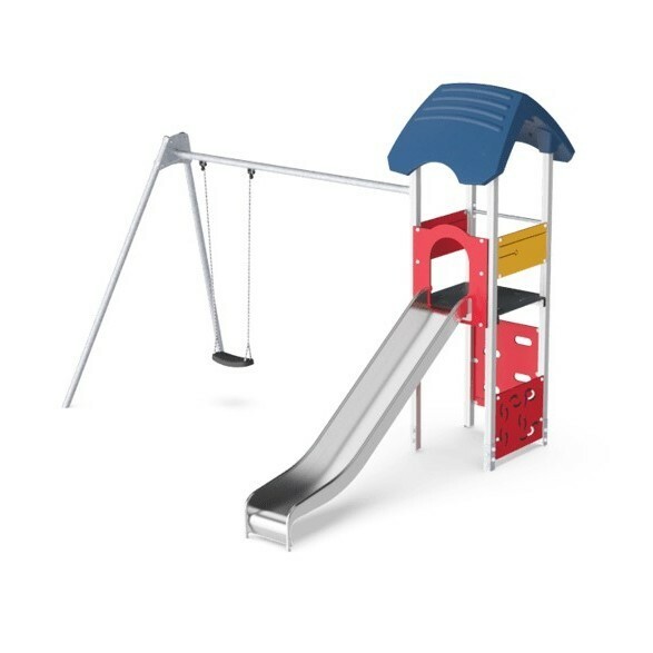 Игровая башня с качелями, 2,5 м
