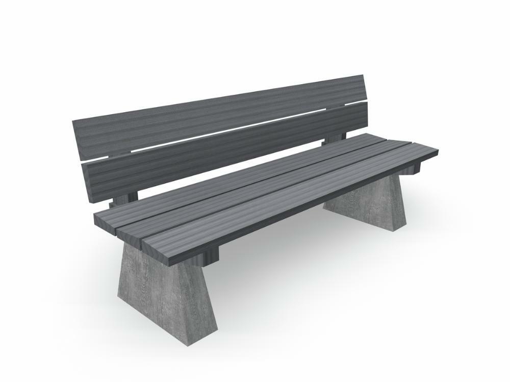 Скамья со спинкой PARK REST