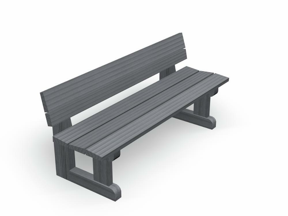 Скамья со спинкой PARK WEEKEND