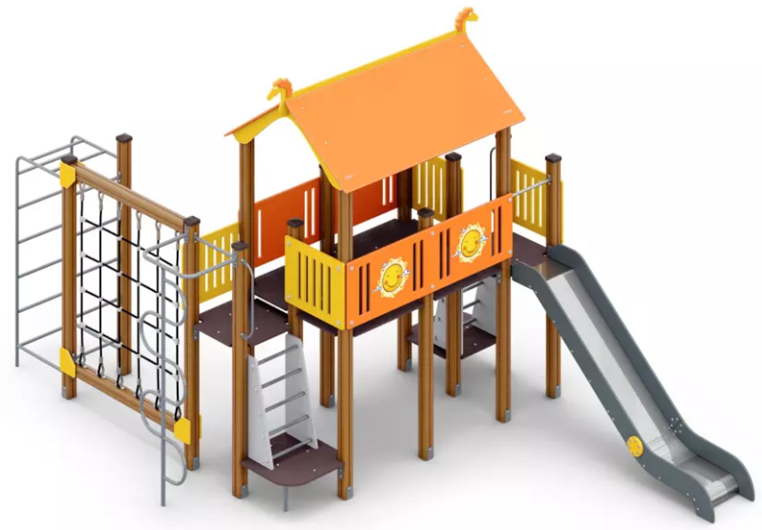 Детский игровой комплекс «Радужный HPL»