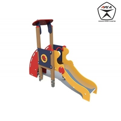Игровой комплекс для детского сада с горкой