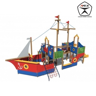 Игровой комплекс "Корабль - парусник"