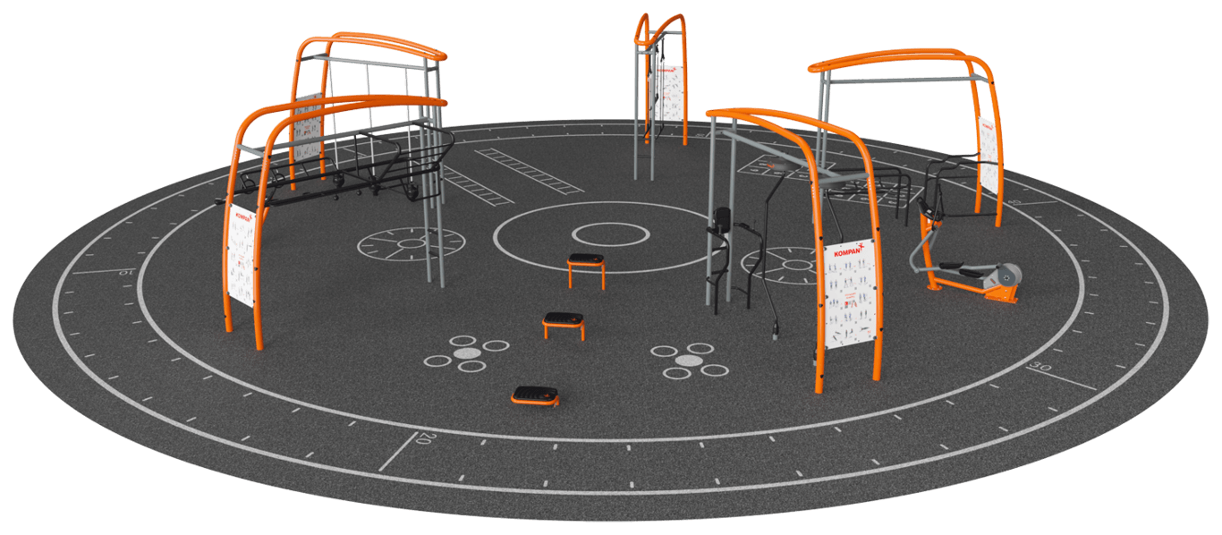 Смежная и комплексная система тренировок, 335 м2